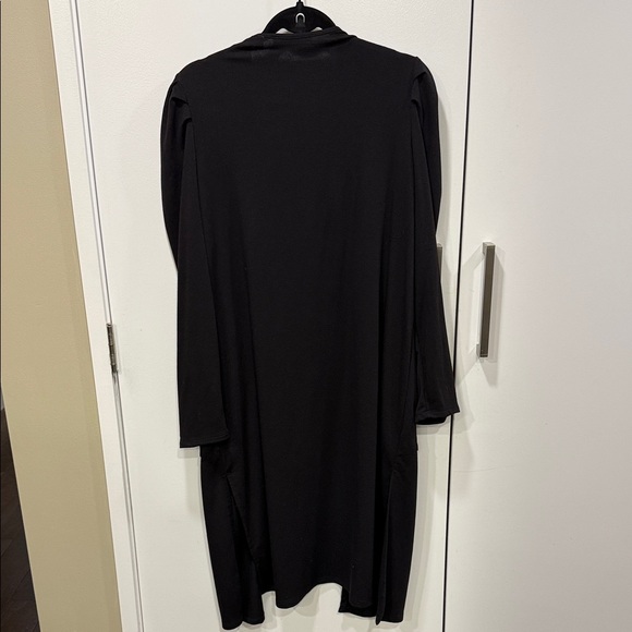 Cyrus Black Open Front Cardigan - Picture 3 of 3